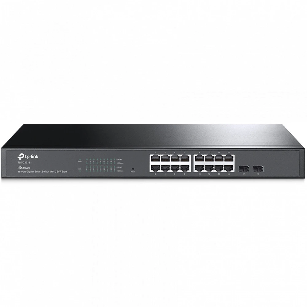 Коммутатор TP-Link TL-SG2218(UN) 1000 Base-TX (1000 мбит/с), 2 SFP порта