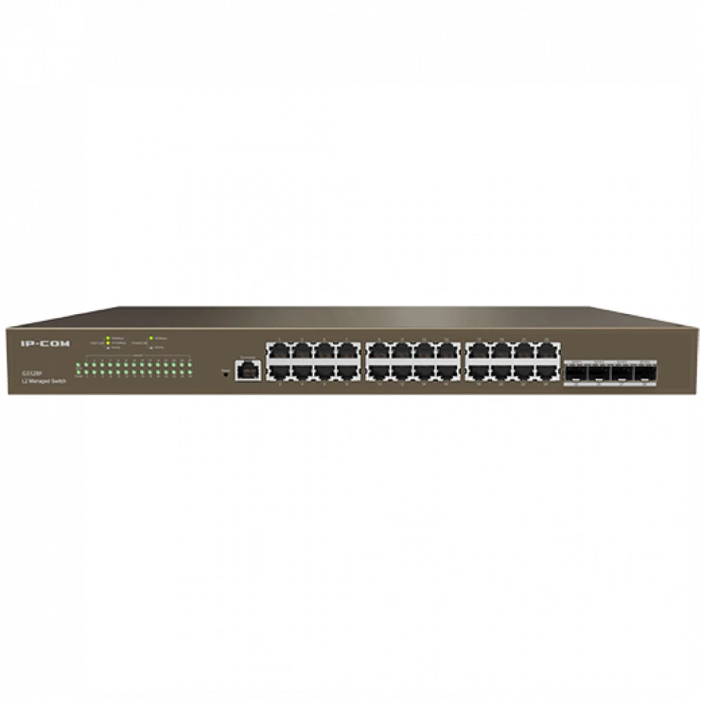 Коммутатор IP-COM G3328F 1000 Base-TX (1000 мбит/с), 4 SFP порта