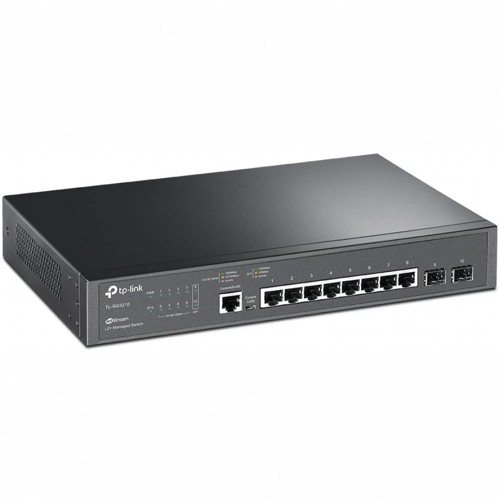 Коммутатор TP-Link TL-SG3210 TL-SG3210(UN) 1000 Base-TX (1000 мбит/с), 2 SFP порта