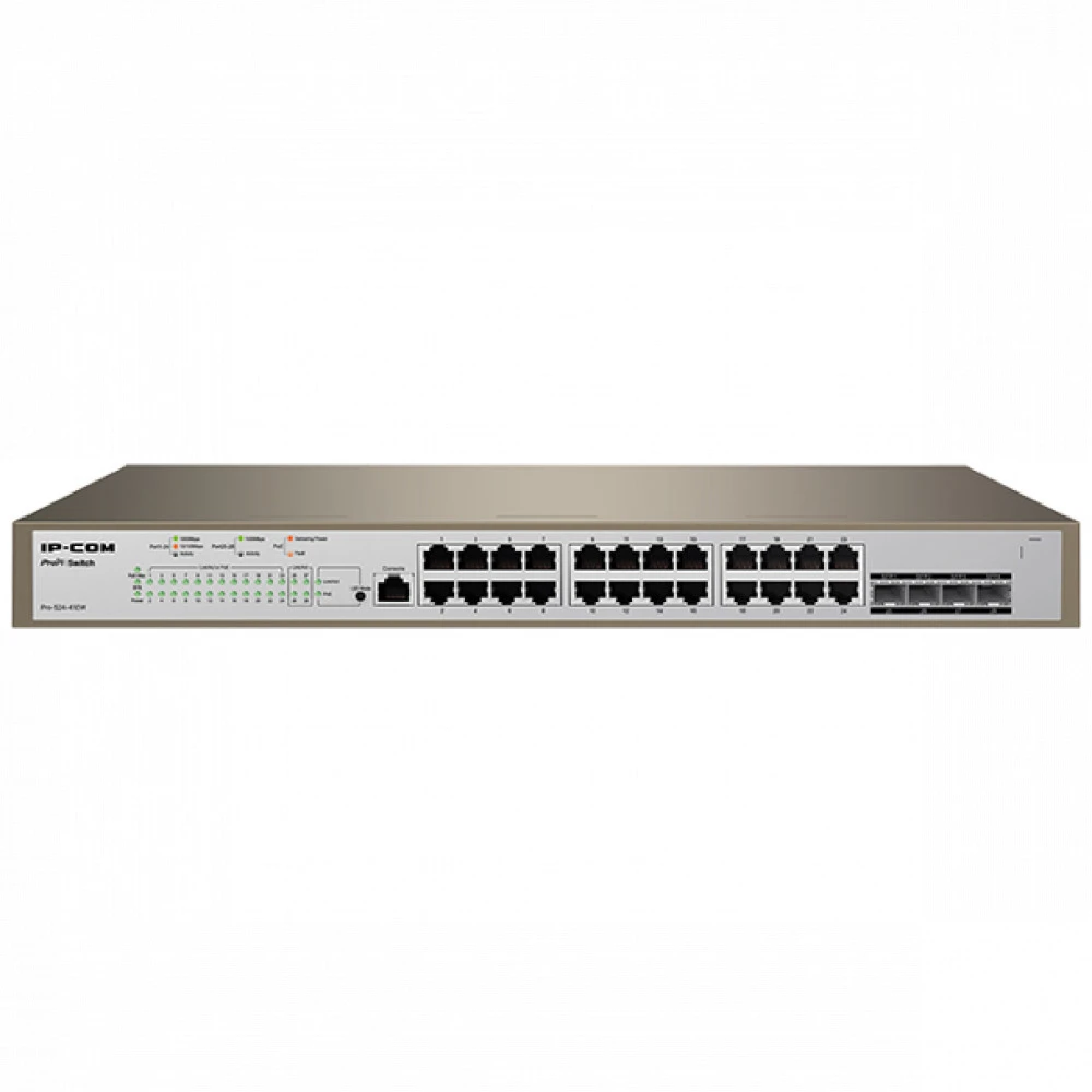 Коммутатор IP-COM PRO-S24-410W 1000 Base-TX (1000 мбит/с), 4 SFP порта