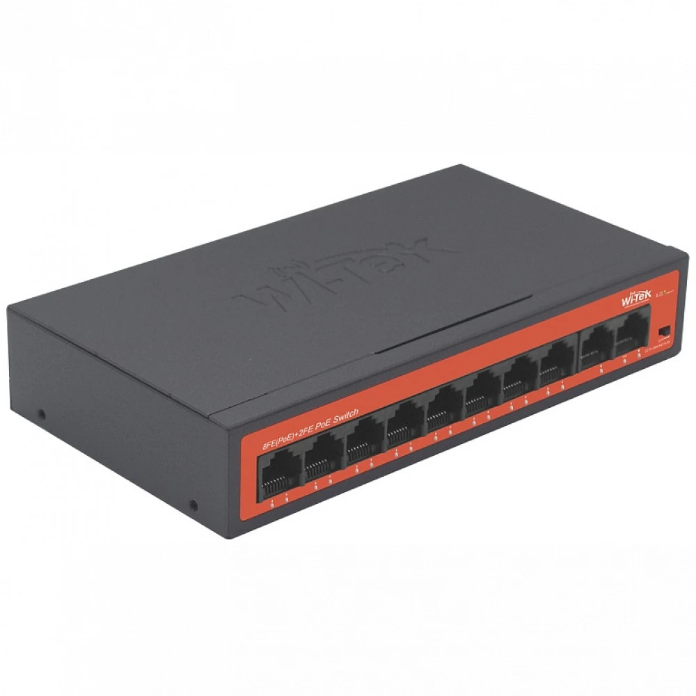 Коммутатор Wi-Tek WI-PS210H 100 Base-TX (100 мбит/с)