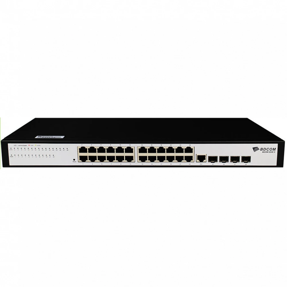 Коммутатор BDCOM S2528-C 1000 Base-TX (1000 мбит/с), 4 SFP порта