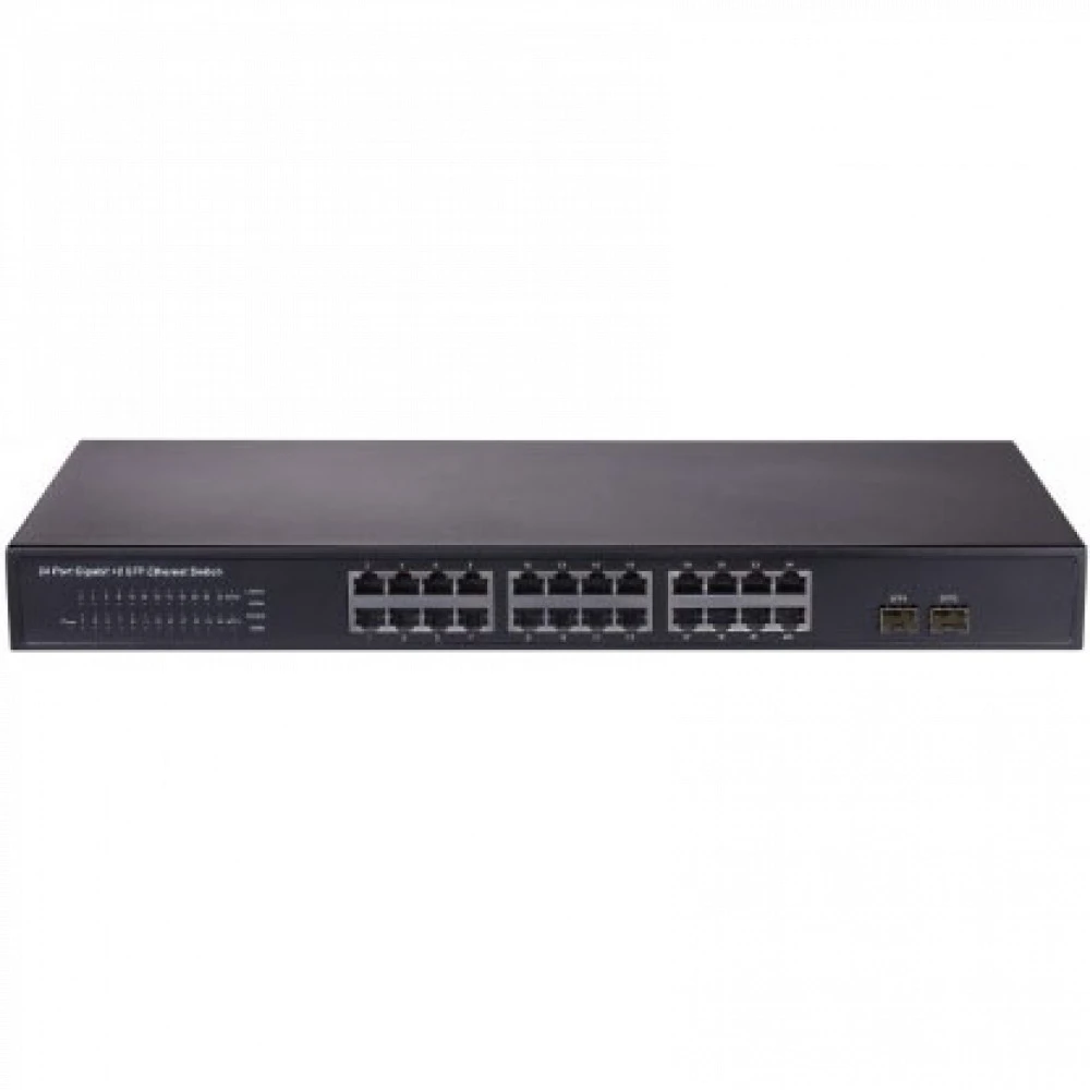 Коммутатор BDCOM S1526-24P 1000 Base-TX (1000 мбит/с), 2 SFP порта