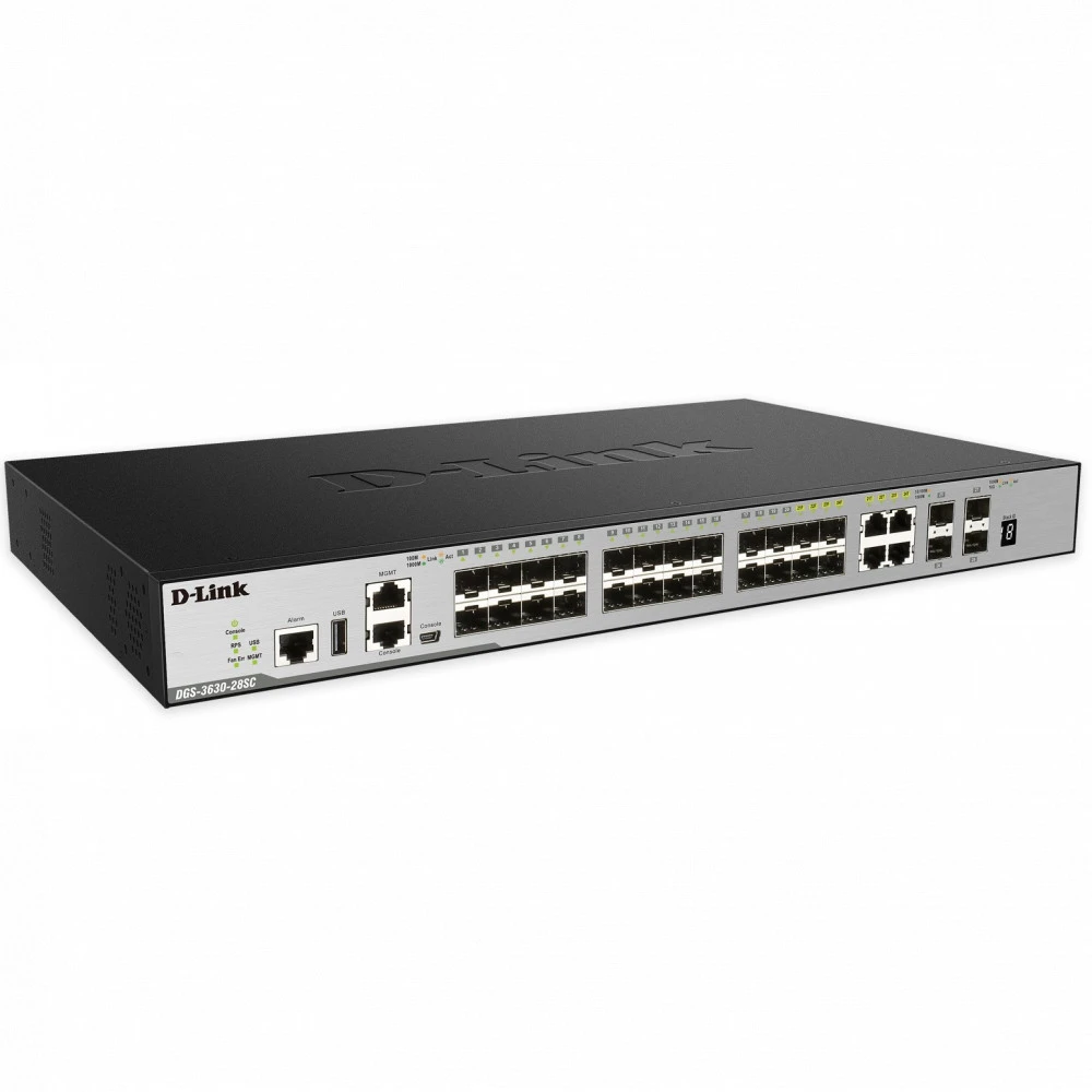 Коммутатор D-link DGS-3630-28SC/A1ASI 4 SFP порта