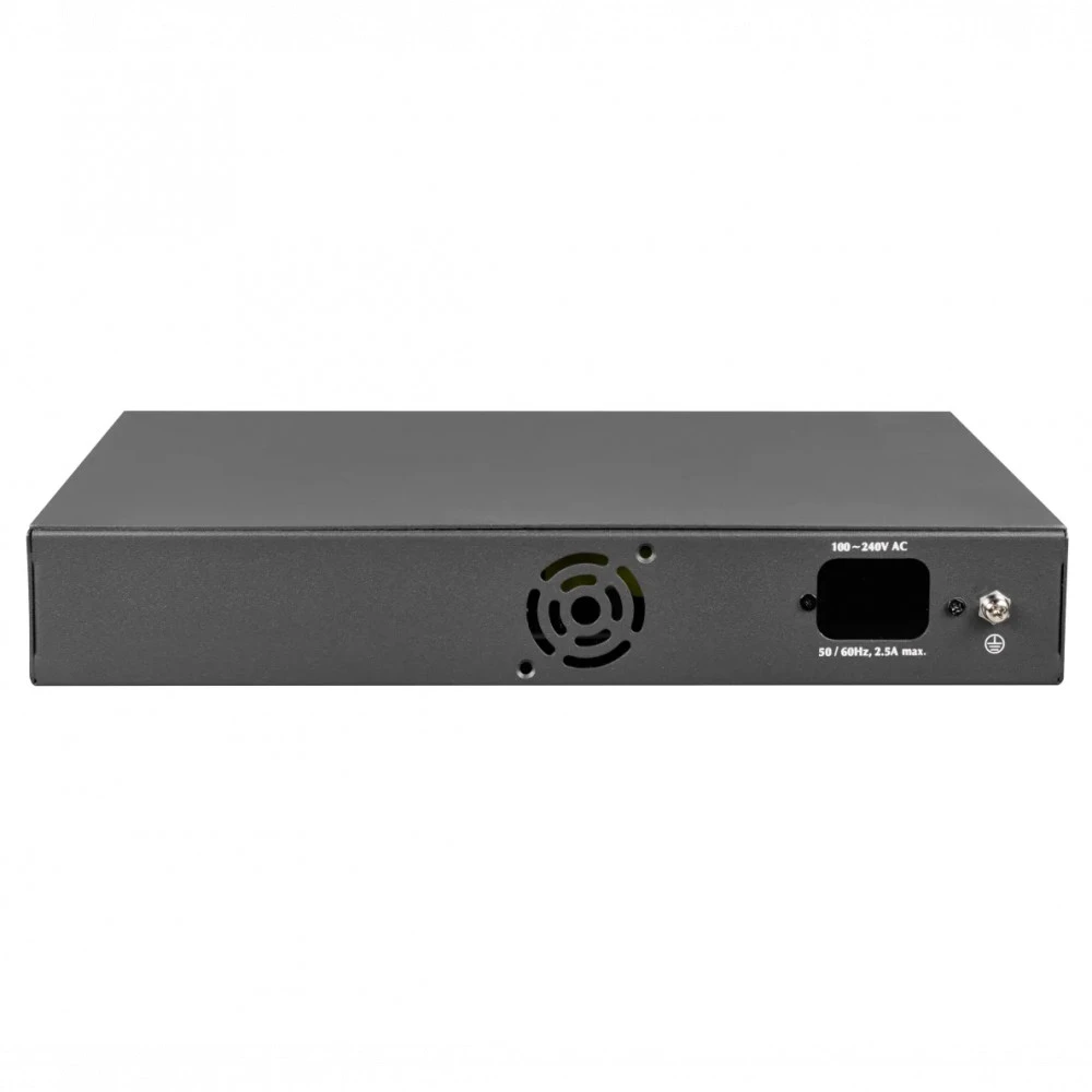 Коммутатор QTECH Управляемый уровня L2+ с поддержкой PoE QSW-4610-10T-POE-AC 1000 Base-TX (1000 мбит/с), 2 SFP порта