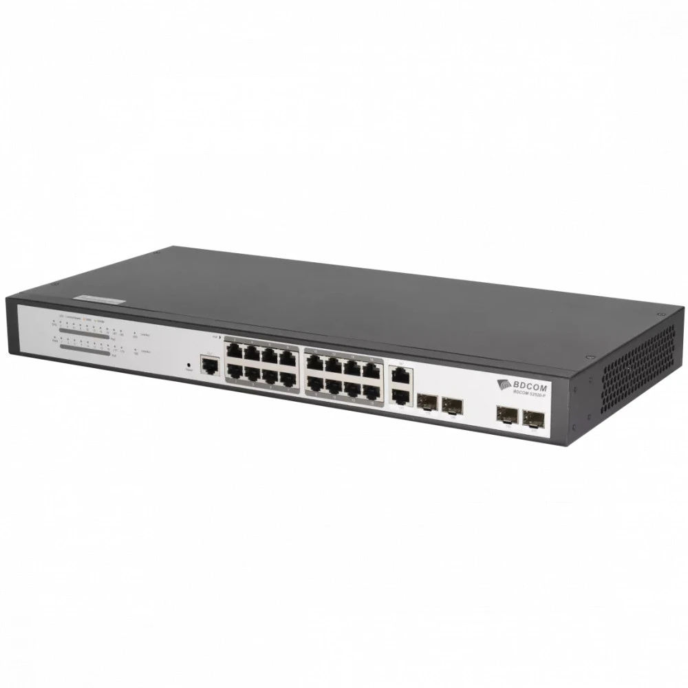 Коммутатор BDCOM S2520-P 1000 Base-TX (1000 мбит/с), 2 SFP порта