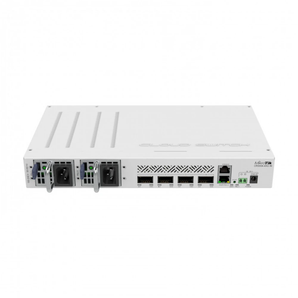 Коммутатор Mikrotik CRS504-4XQ-IN 100 Base-TX (100 мбит/с), 4 SFP порта