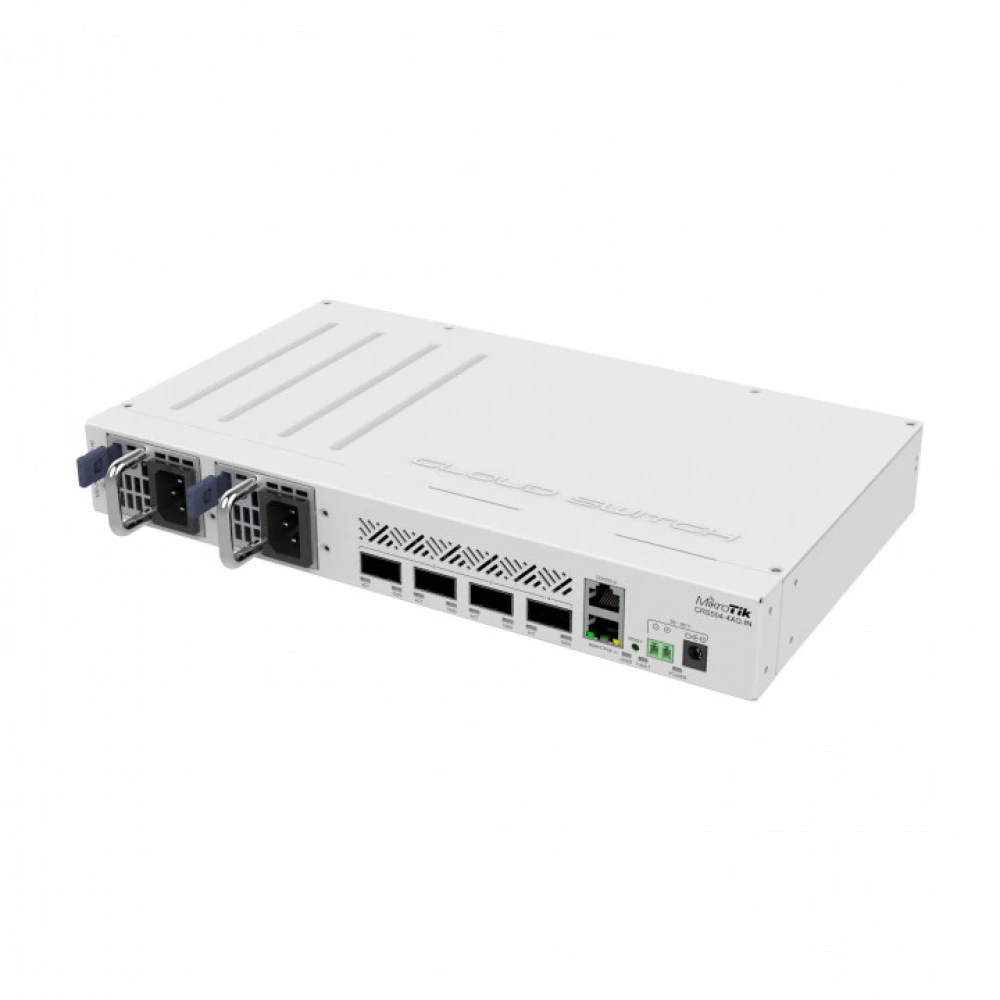 Коммутатор Mikrotik CRS504-4XQ-IN 100 Base-TX (100 мбит/с), 4 SFP порта