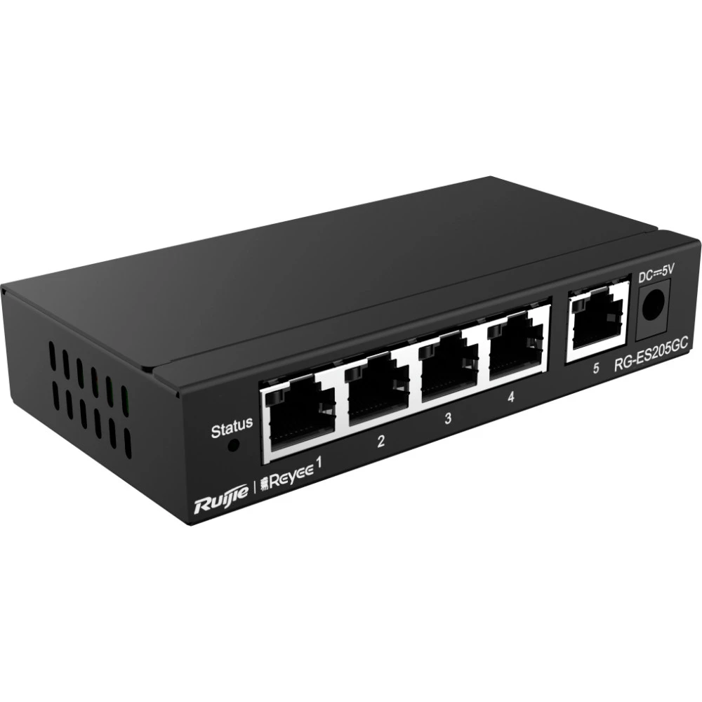 Коммутатор Ruijie RG-ES205GC 1000 Base-TX (1000 мбит/с)