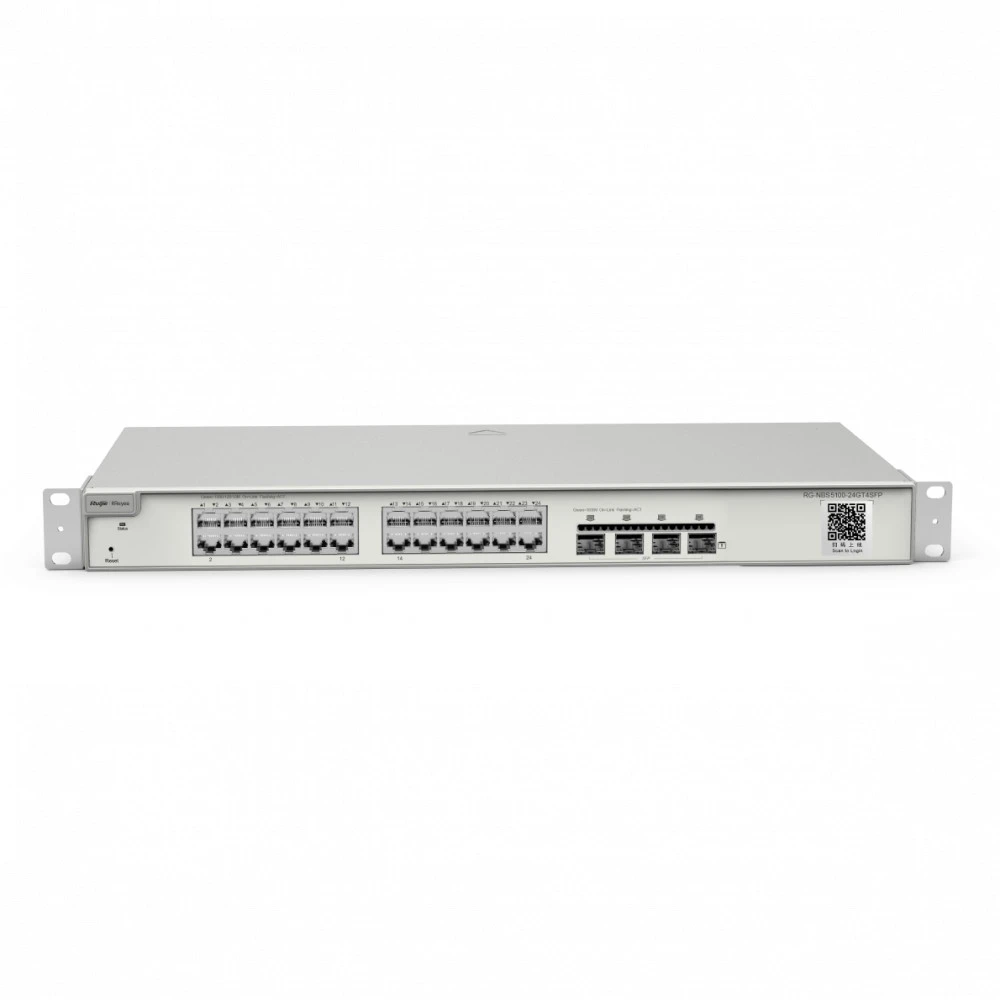 Коммутатор Ruijie Reyee RG-NBS5100-24GT4SFP 1000 Base-TX (1000 мбит/с), 4 SFP порта