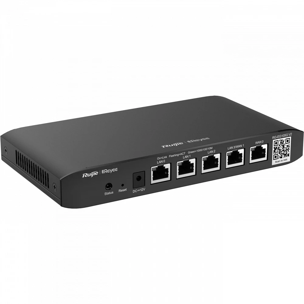 Маршрутизатор Ruijie RG-EG105G V2 10/100/1000 Base-TX (1000 мбит/с)