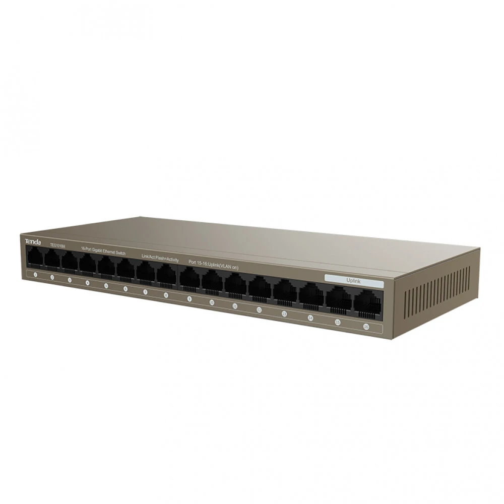 Коммутатор TENDA TEG1016M 1000 Base-TX (1000 мбит/с)