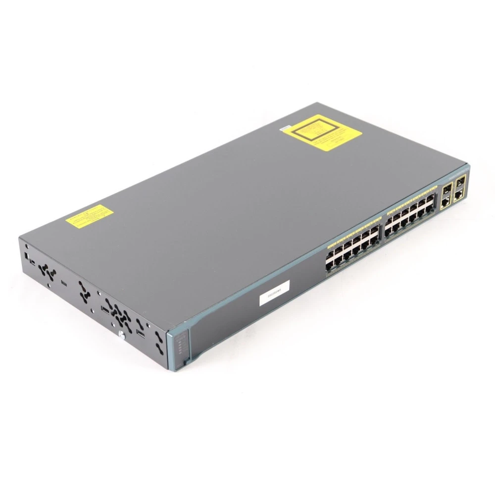 Коммутатор Cisco Catalyst 2960 Plus WS-C2960+24TC-L 100 Base-TX (100 мбит/с), 2 SFP порта