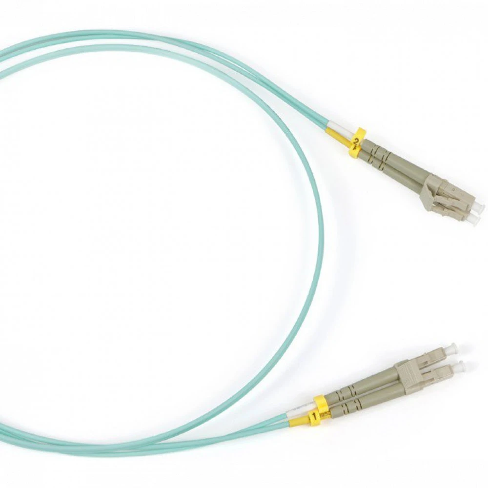 Оптический патч-корд Hyperline FC-D2-503-LC/PR-LC/PR-H-1M-LSZH-AQ