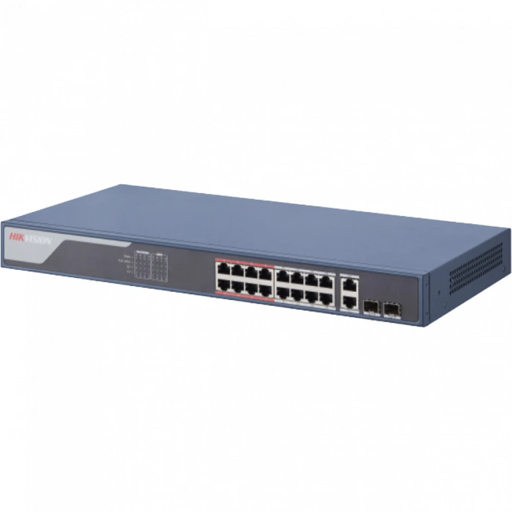 Коммутатор Hikvision DS-3E1318P-SI 100 Base-TX (100 мбит/с)