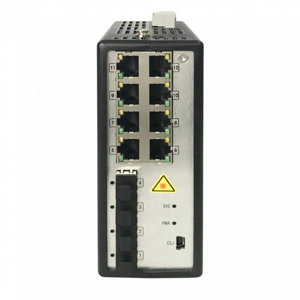 Коммутатор Hikvision DS-3T3512P 1000 Base-TX (1000 мбит/с), 4 SFP порта