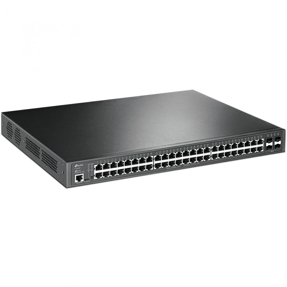 Коммутатор TP-Link TL-SG3452P TL-SG3452P(UN) 1000 Base-TX (1000 мбит/с), 4 SFP порта