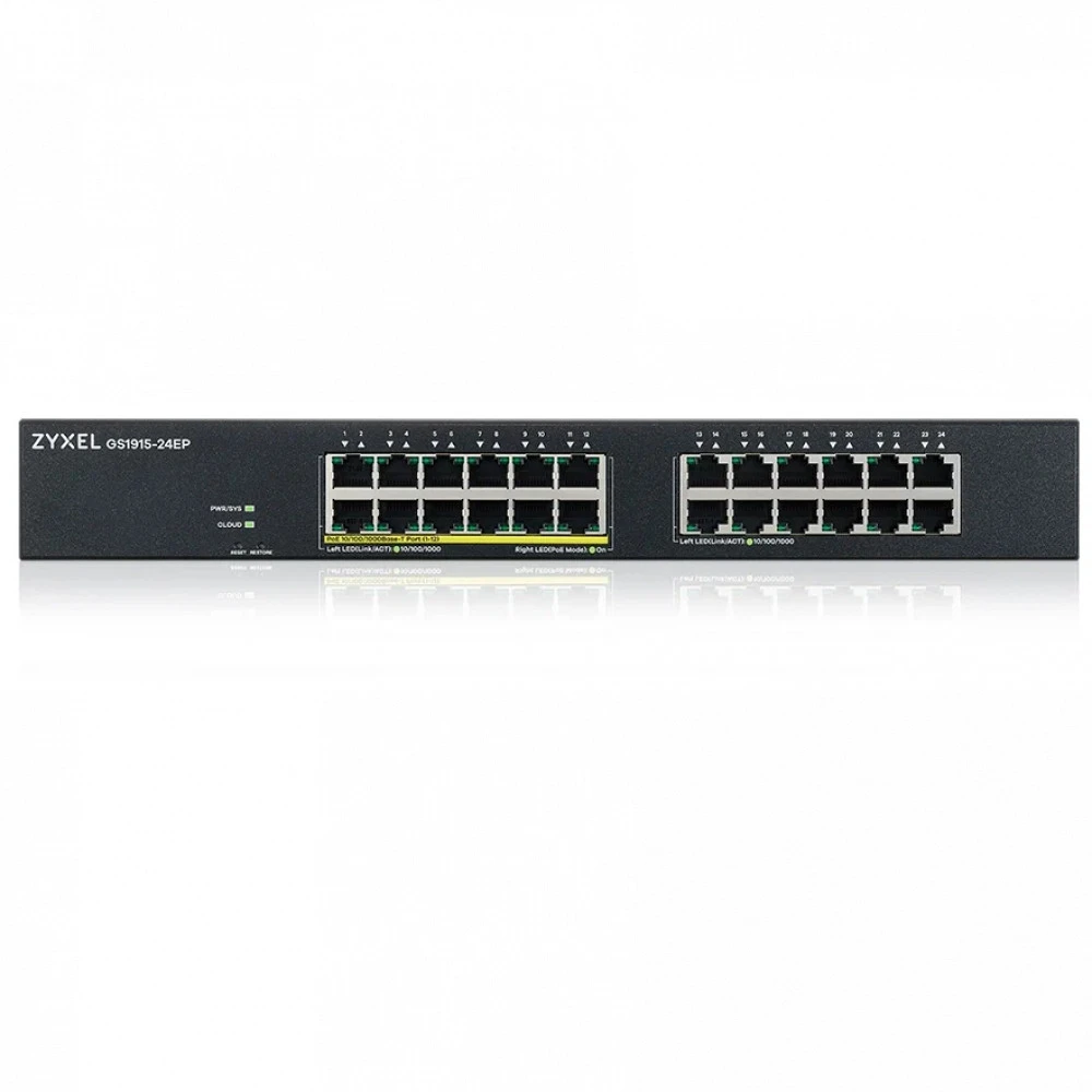 Коммутатор Zyxel GS1915-24EP-EU0101F 1000 Base-TX (1000 мбит/с)