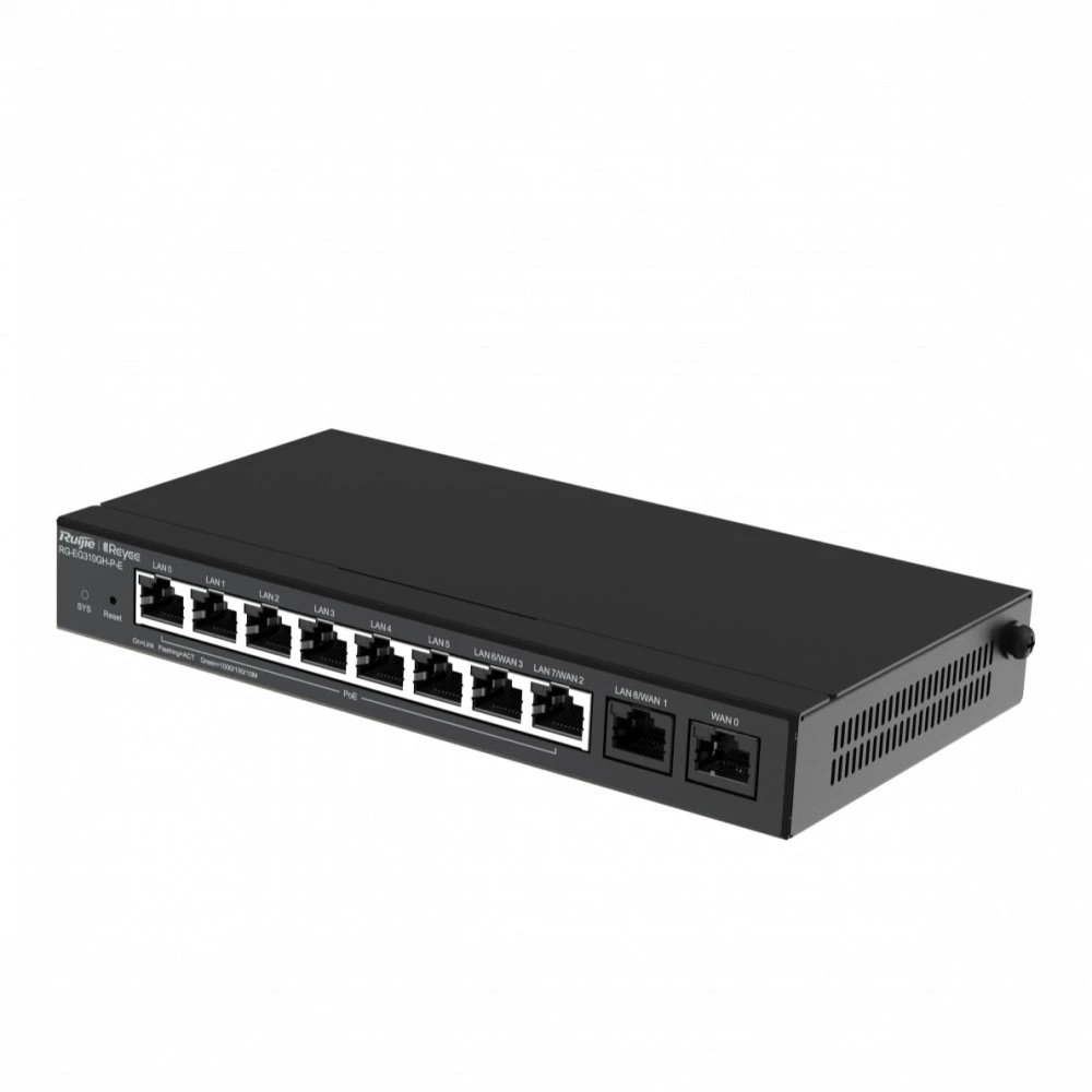 Маршрутизатор Ruijie RG-EG310GH-P-E 10/100/1000 Base-TX (1000 мбит/с)