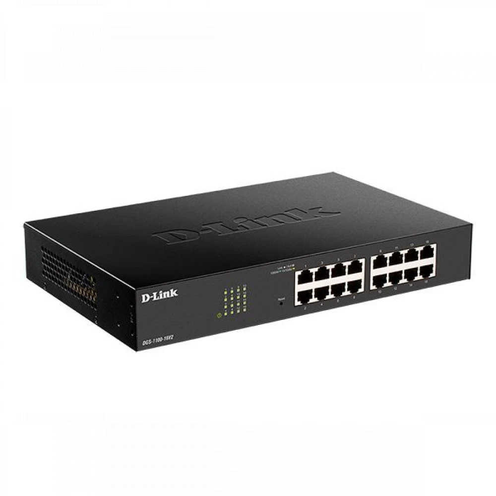 Коммутатор D-link DGS-1100-16V2/A 1000 Base-TX (1000 мбит/с)