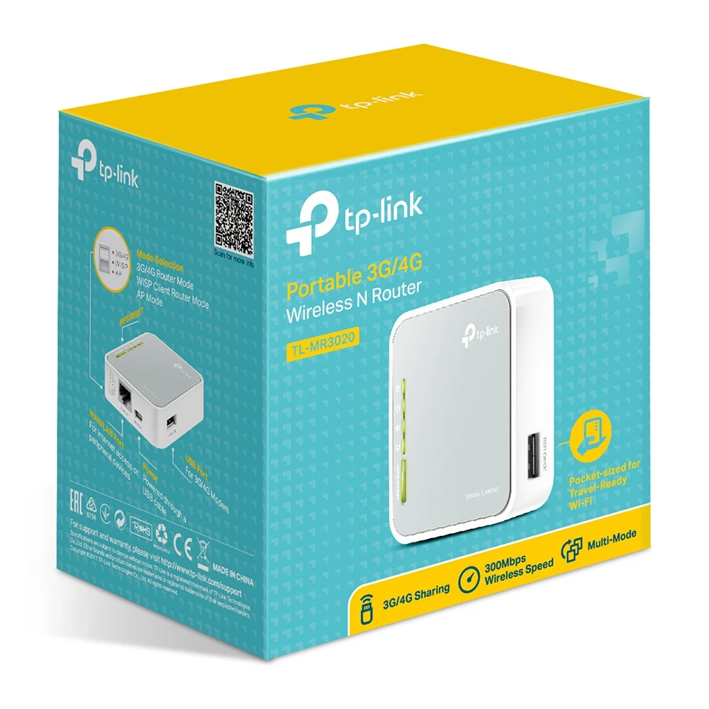 Маршрутизатор для дома TP-Link TL-MR3020(EU)