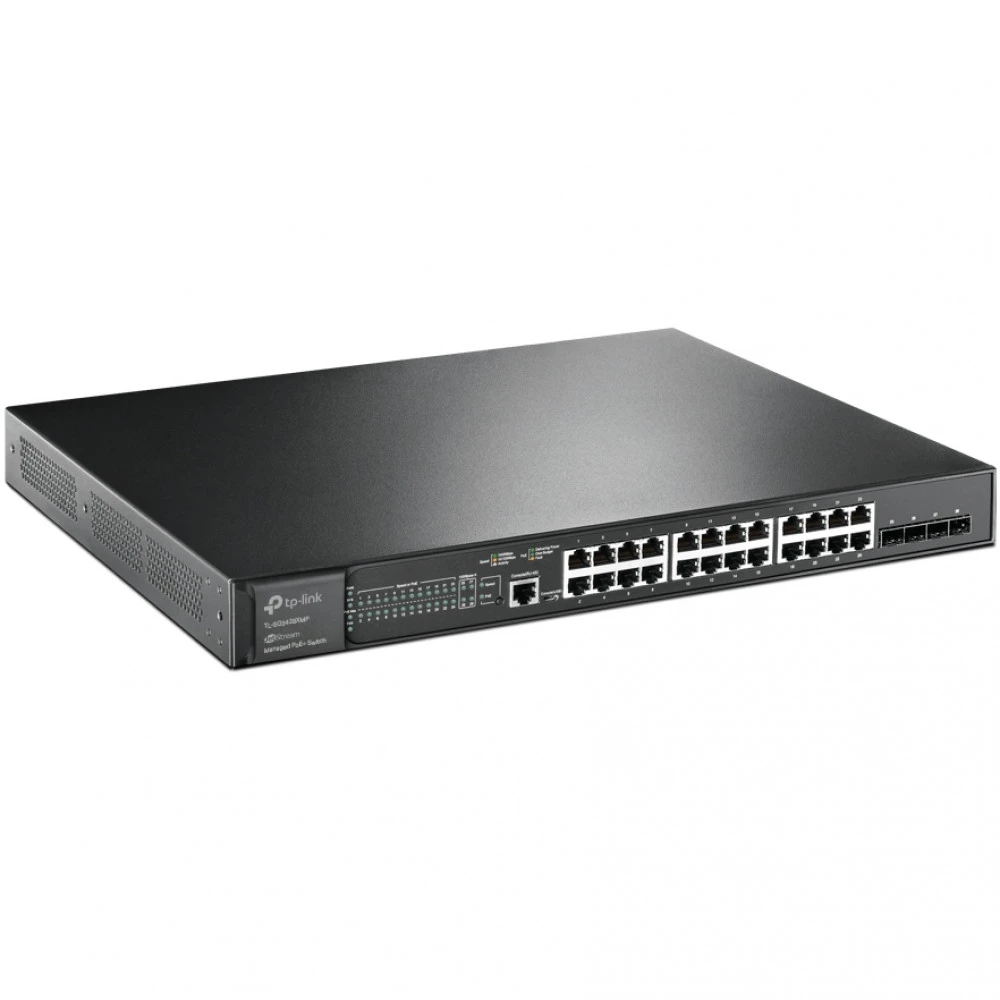 Коммутатор TP-Link TL-SG3428XMP TL-SG3428XMP(UN) 1000 Base-TX (1000 мбит/с), 4 SFP порта