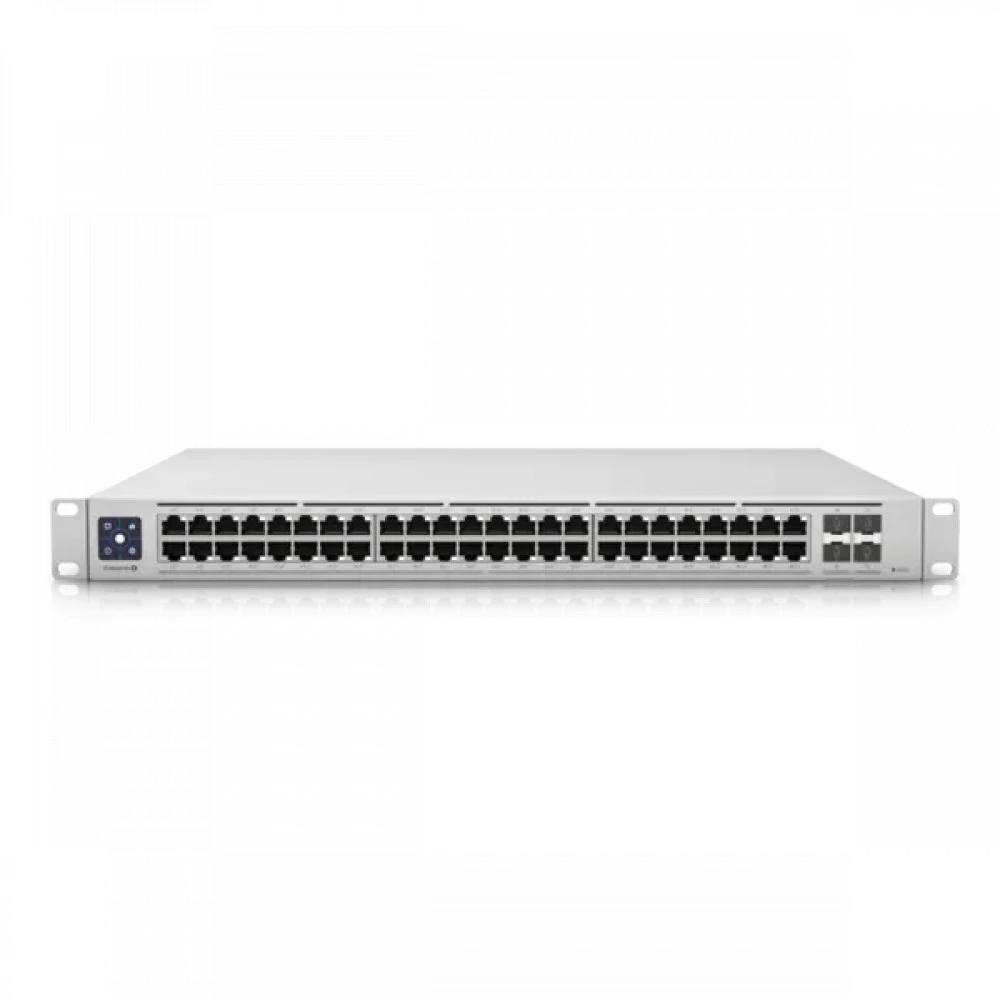 Коммутатор Ubiquiti USW-Enterprise-48-PoE 2.5 GBase-T (2500 мбит/с), 4 SFP порта