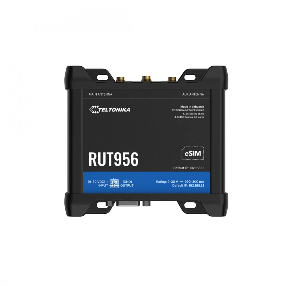 Маршрутизатор TELTONIKA RUT956200000 10/100 Base-TX (100 мбит/с)