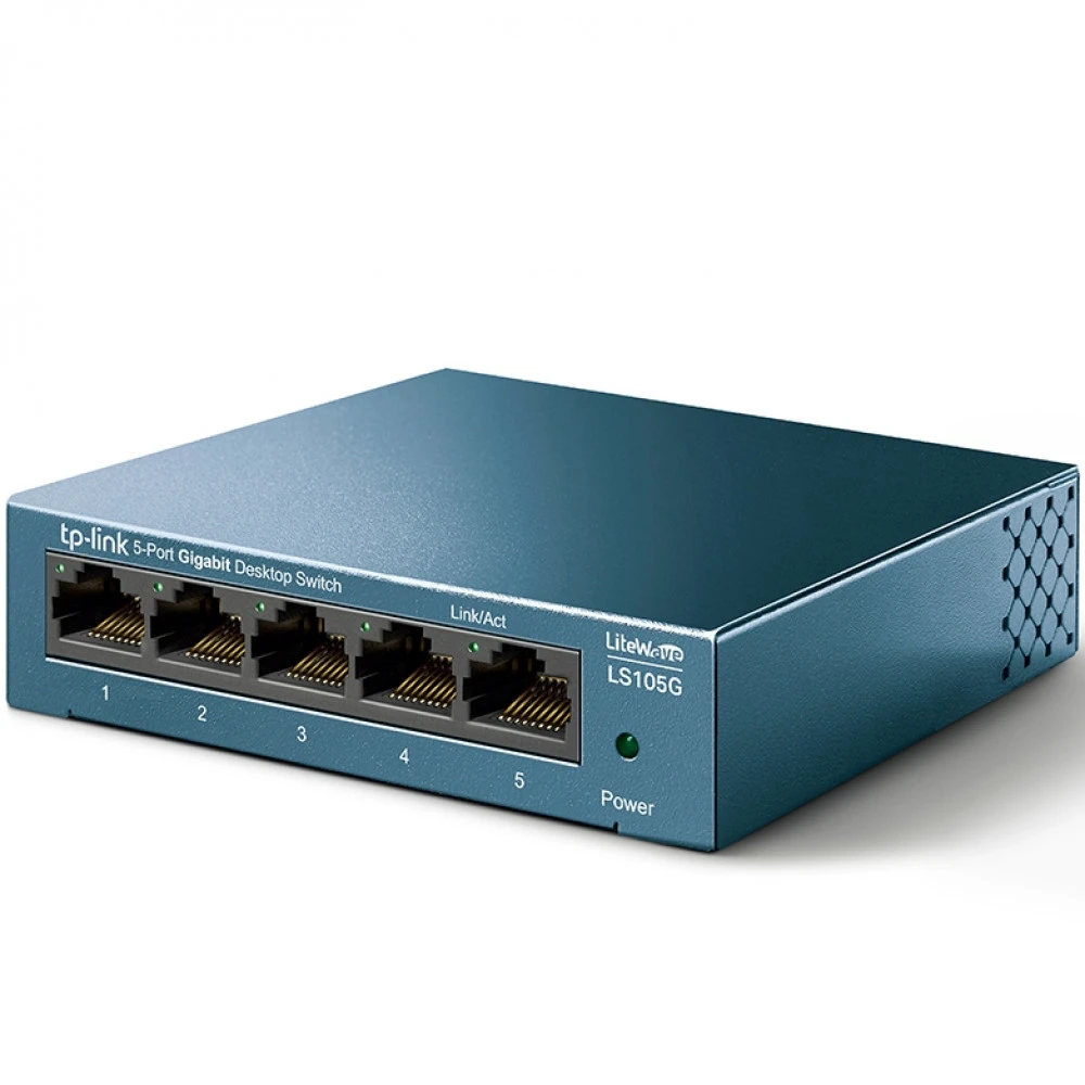 Коммутатор TP-Link LS105G(UN) V1.0/1.20 1000 Base-TX (1000 мбит/с)