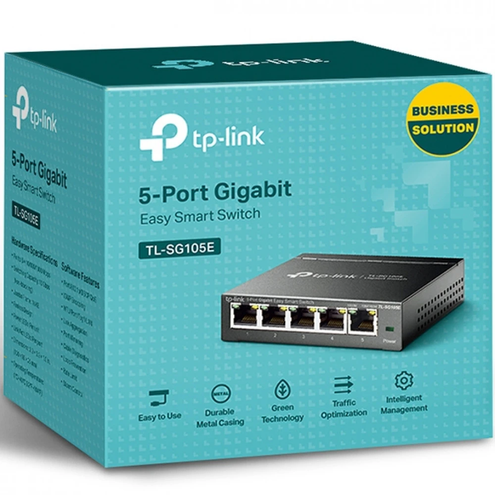 Коммутатор TP-Link TL-SG105E(UN) V5.0 1000 Base-TX (1000 мбит/с)