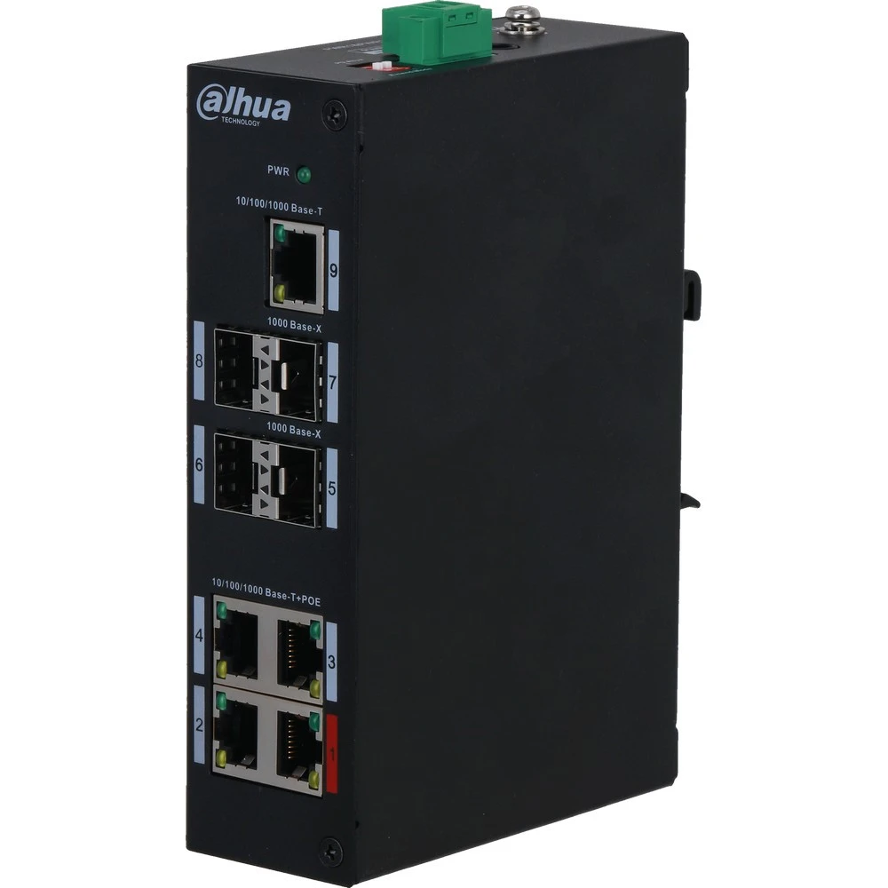 Коммутатор Dahua DH-PFS3409-4GT-96 1000 Base-TX (1000 мбит/с), 4 SFP порта