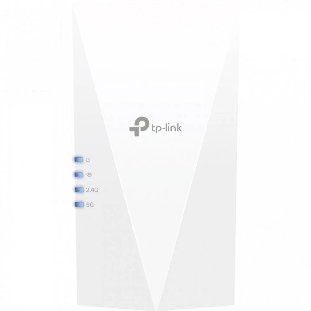 Усилитель сигнала Wi-Fi TP-Link RE500X 10/100/1000 Base-TX (1000 мбит/с), Wi-Fi 6 (802.11a / b / g / n / ac / ax), со встроенной антенной