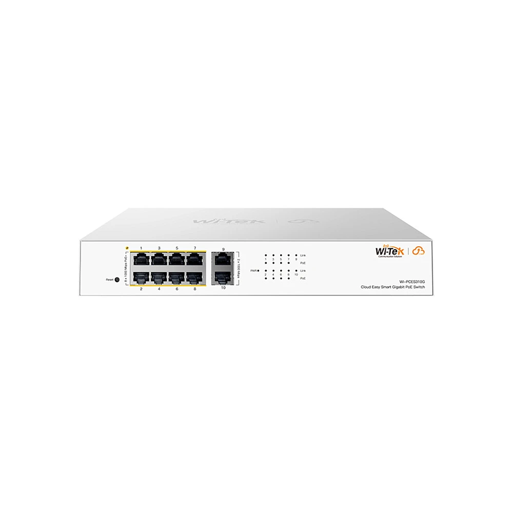 Коммутатор Wi-Tek WI-PCES310G 1000 Base-T (1000 мбит/с)
