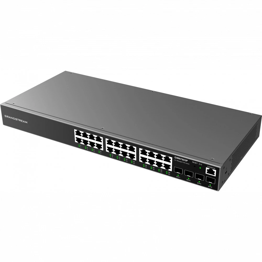 Коммутатор Grandstream GWN7803P 1000 Base-TX (1000 мбит/с), 4 SFP порта