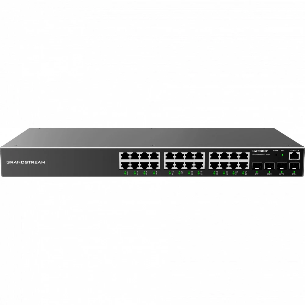 Коммутатор Grandstream GWN7803P 1000 Base-TX (1000 мбит/с), 4 SFP порта
