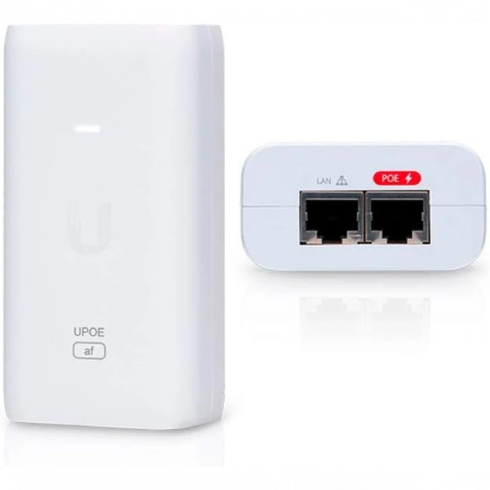 PoE инжектор Ubiquiti U-POE-af 1 порт, 15 Вт