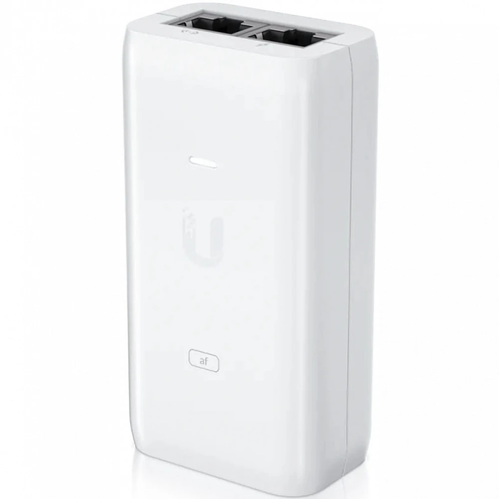 PoE инжектор Ubiquiti U-POE-af 1 порт, 15 Вт
