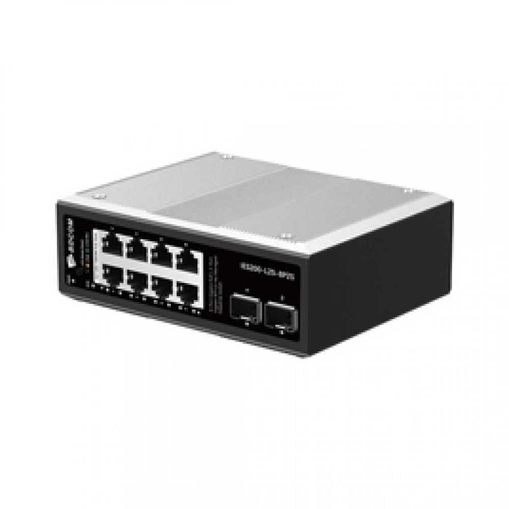 Коммутатор BDCOM IES200-L25-8P2S 1000 Base-TX (1000 мбит/с), 2 SFP порта