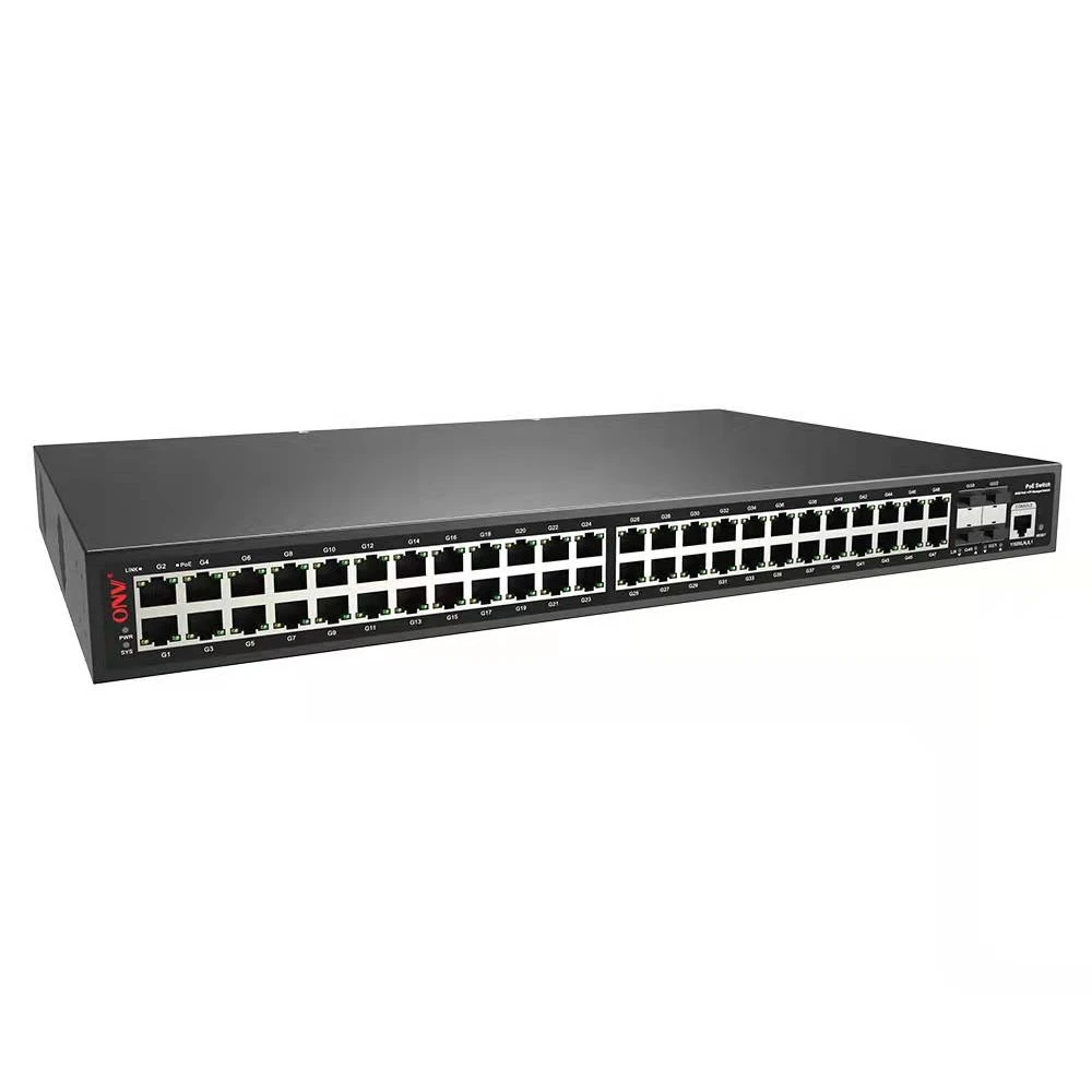 Коммутатор ONV POE33052PFM 1000 Base-TX (1000 мбит/с), 4 SFP порта