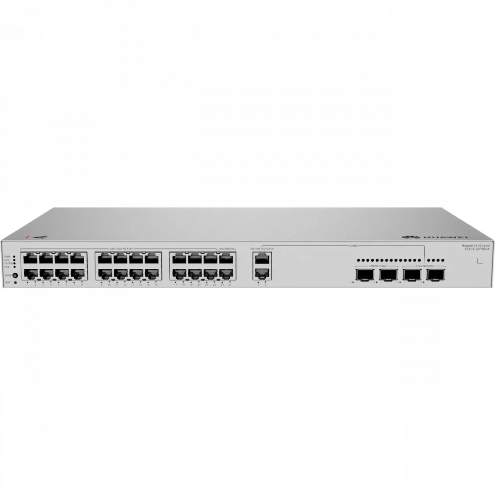 Коммутатор Huawei eKit S310S-26PN4JX 1000 Base-T (1000 мбит/с), 2 SFP порта