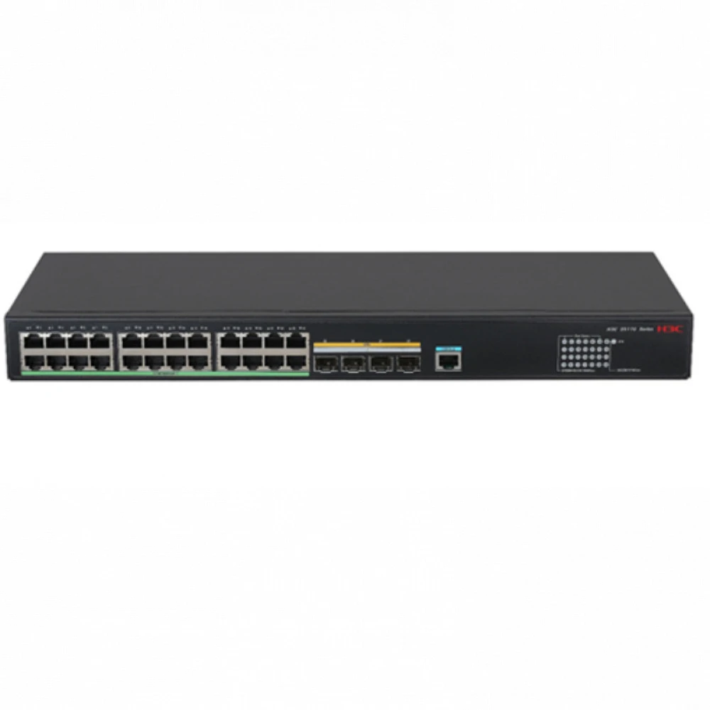 Коммутатор H3C LS-5170-28S-HPWR-EI-GL LS-5170-28S-HPWR-EI-A-GL 1000 Base-TX (1000 мбит/с), 4 SFP порта