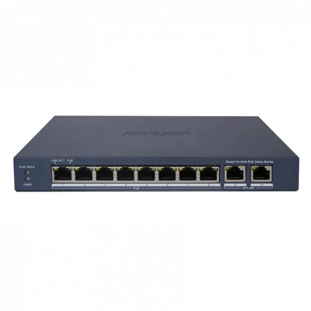 Коммутатор Hikvision DS-3E1310P-EI 100 Base-T (100 мбит/с)