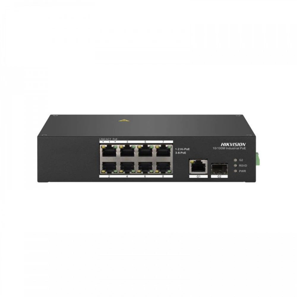 Коммутатор Hikvision DS-3T0310HP DS-3T0310HP/No Power unit 100 Base-T (100 мбит/с), 1 SFP порт