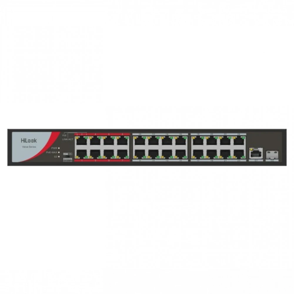Коммутатор HiLook NS-0326P-230(B) 100 Base-TX (100 мбит/с), 1 SFP порт
