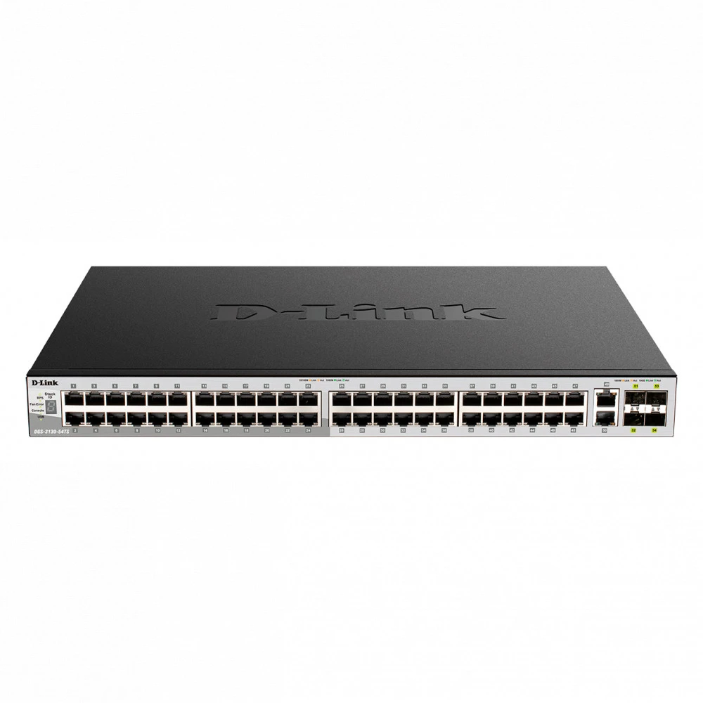 Коммутатор D-link DGS-3130-54TS 1000 Base-TX (1000 мбит/с), 4 SFP порта
