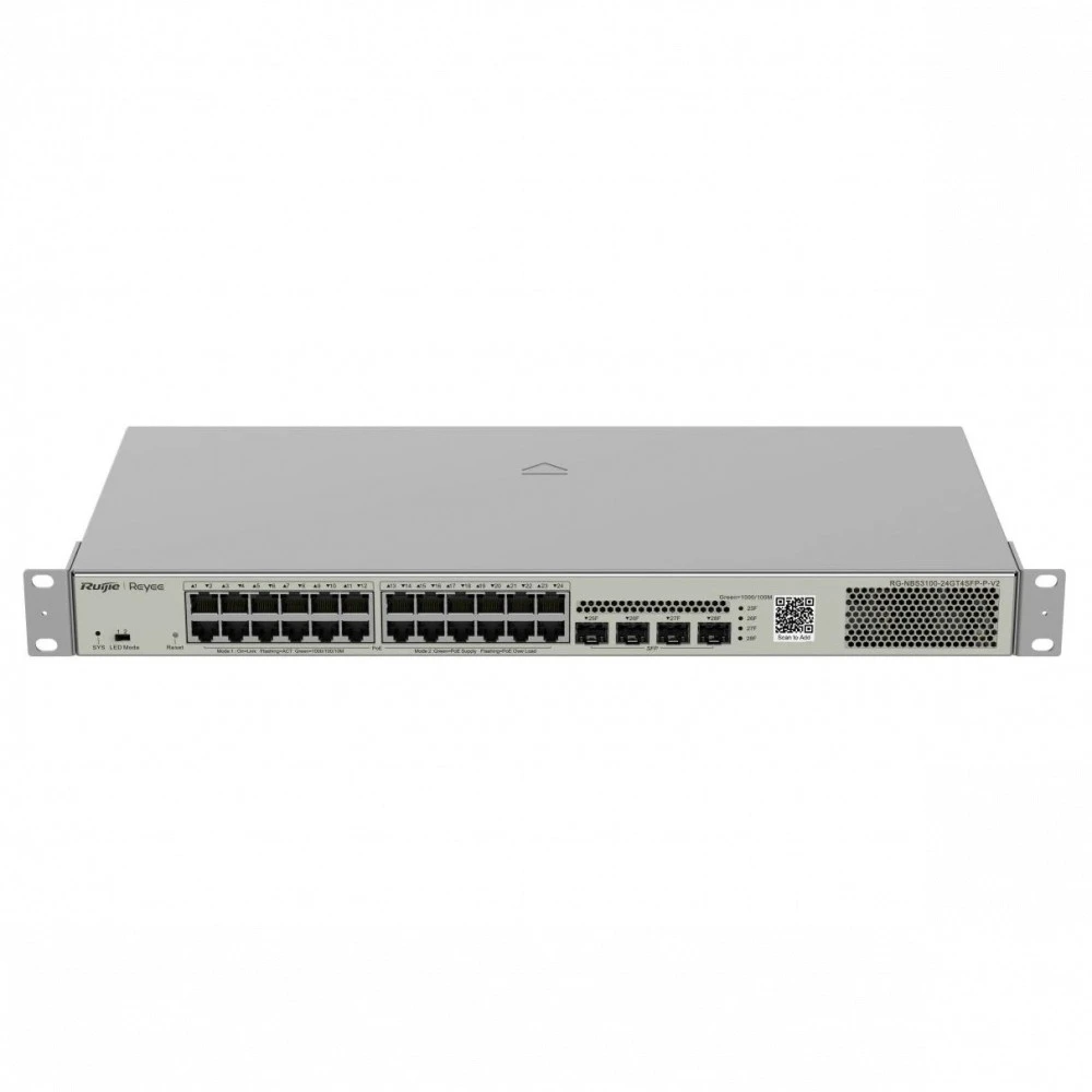 Коммутатор Ruijie RG-NBS3100-24GT4SFP-P-V2 1000 Base-T (1000 мбит/с)