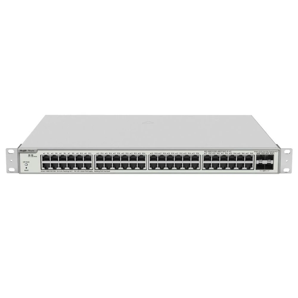 Коммутатор Ruijie RG-NBS3200-48GT4XS-P-V2 1000 Base-T (1000 мбит/с)