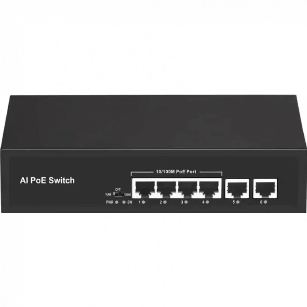 Коммутатор Falcon Eye FE-4FPF2 00-00330351 100 Base-T (100 мбит/с)