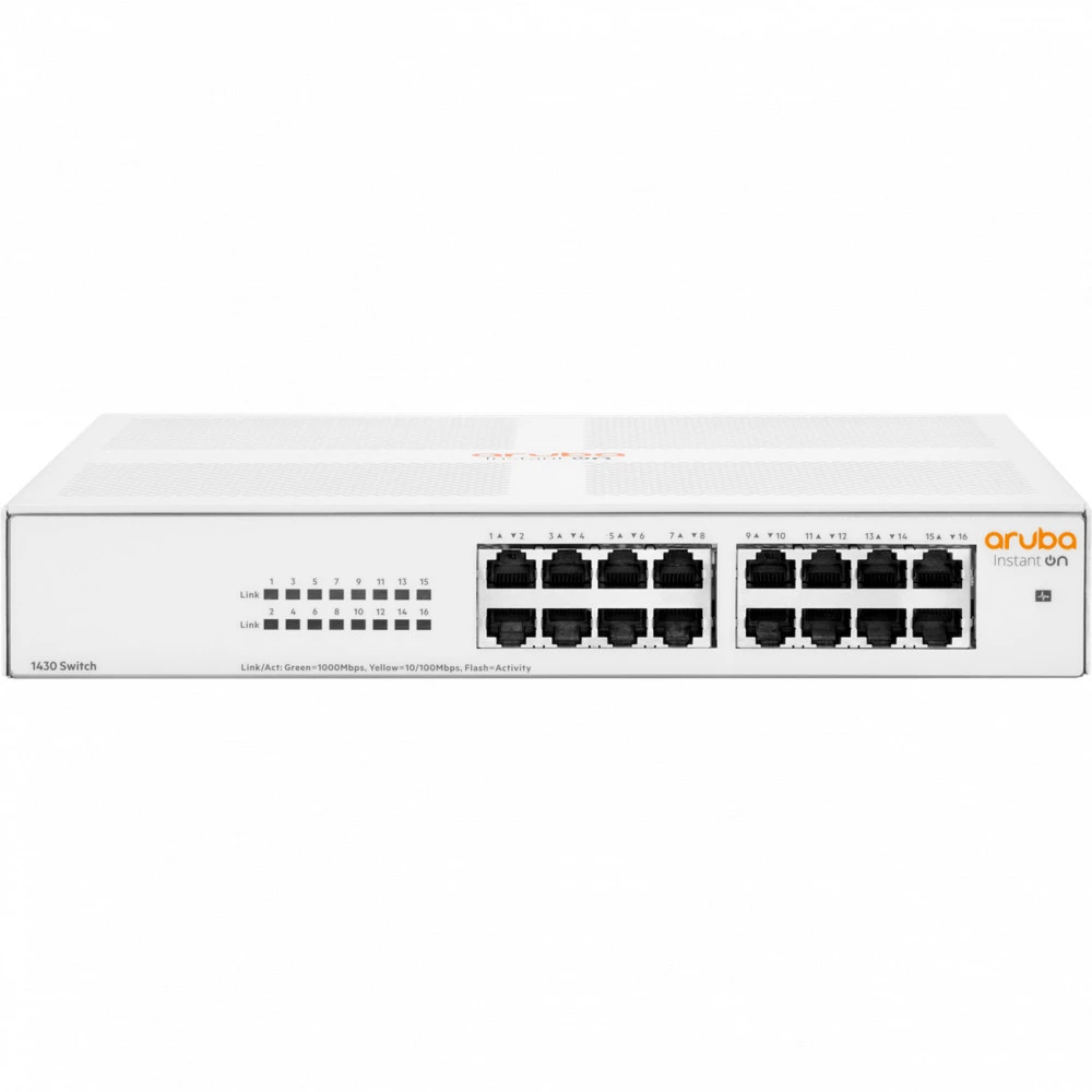 Коммутатор HPE Aruba Instant on 1430 16G R8R47A 1000 Base-T (1000 мбит/с)