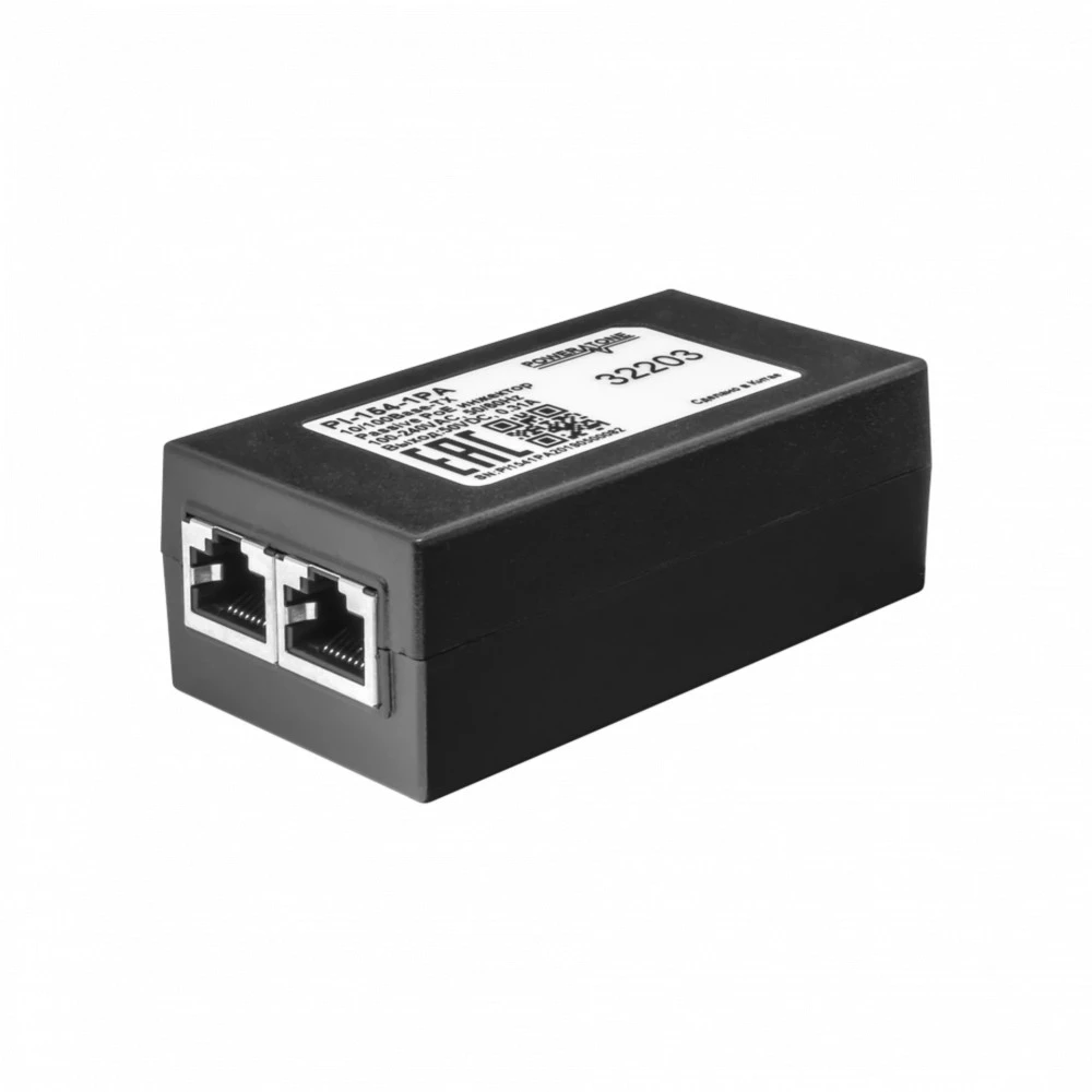 PoE инжектор PowerTone PI-154-1PA 1 порт, 15.4 Вт